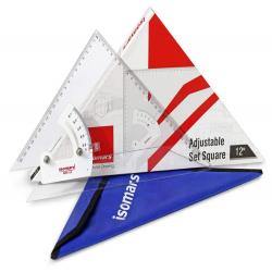 ISOMARS ADJUSTABLE SET SQUARE 12